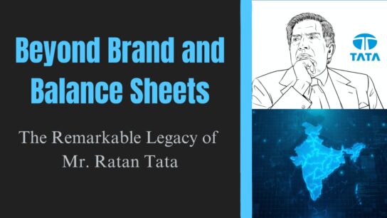 The Remarkable Legacy of Mr. Ratan Tata: Beyond Brand and Balance Sheets By Dinesh Vyas, Co-founder, OTF (On The Floor)